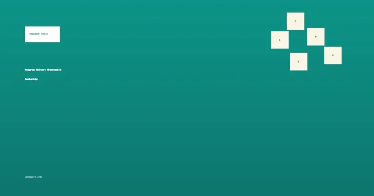 Anagram Solver Tool: Find More Words Easily 4 Anagram Solver Tool