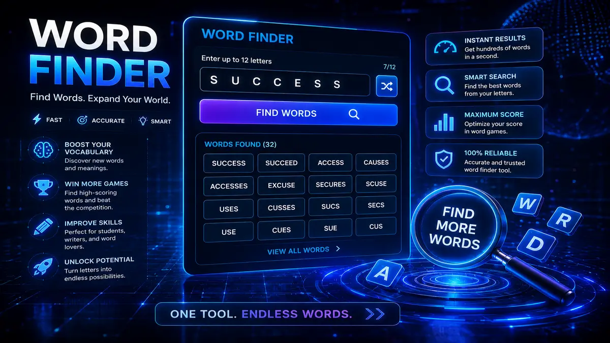 The Ultimate Word Finder Guide 1 Word Finder